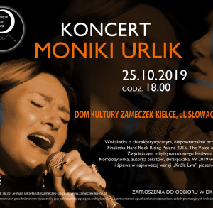 Art. Wieczory z Zameczkiem - Koncert Moniki Urlik