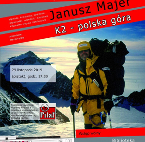 Spotkanie z Janusze Majerem w Bibliotece UJK w Kielcach