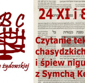 Czytanie tekstów chasydzkich i śpiew nigunów z Symcha Kellerem