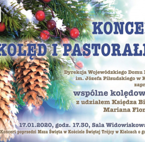 Kolędowanie z biskupem Marianem Florczykiem w WDK