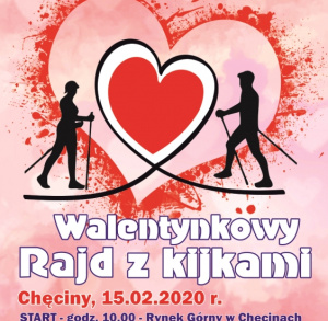 Walentynkowy rajd z kijami