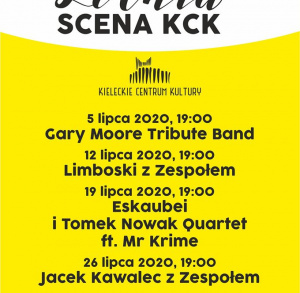 Letnia scena KCK - koncerty pod chmurką