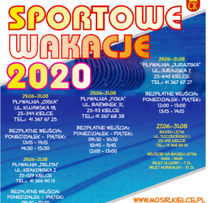 Sportowe wakacje z MOSiR