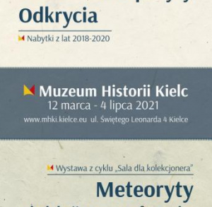 Wystawa "Meteoryty z kolekcji Krzysztofa Sochy" w Muzeum Historii Kielc