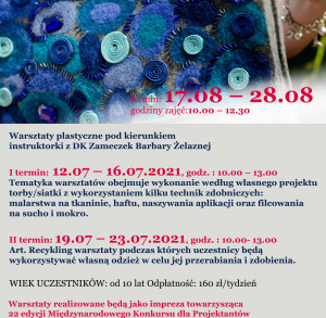 Zabawa z modą Letnie Atelier z Barbarą Żelazną