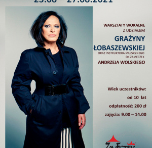 Wakacyjne warsztaty wokalne z Grażyną Łobaszewską w Zameczku