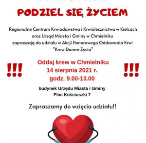 Oddaj krew w Chmielniku