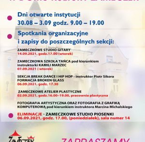 Nowy sezon artystyczny w Zameczku