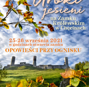 Uroki jesieni na Zamku Królewskim w Chęcinach