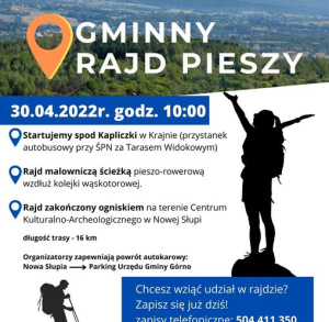 Rajd pieszy śladami kolejki wąskotorowej