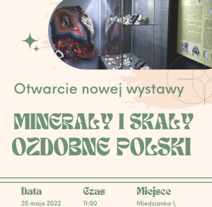 Wystawa "Skały i minerały ozdobne Polski"