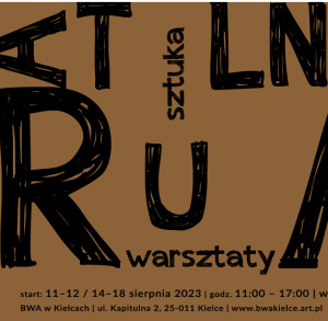 Warsztaty Sztuka Ulotna w BWA