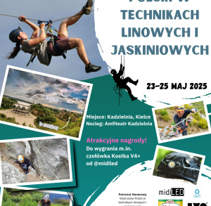 Mistrzostwa Polski w technikach linowych i jaskiniowych.