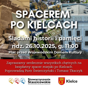 Spacer po Kielcach śladami historii i pamięci