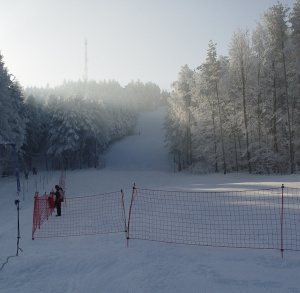 Wyciąg narciarski na Górze Telegraf w Kielcach