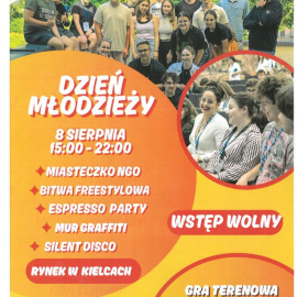 Młodzi zapraszają na Dzień Młodzieży na kieleckim Rynku