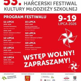 Czas zakręcić festiwalowym wiatraczkiem. Przed nami 53. Harcerski Festiwal Kultury w Kielcach